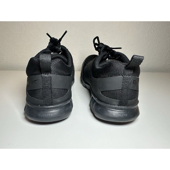 REEBOK Work Sublite Cushion Composite‎ Toe Work Black Shoes MEN 5.5 WOMEN 7.5 - Picture 2 of 10